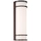 Access Lighting Cove, Dual Voltage Emergency Backup Outdoor LED Wall Mount, Bronze Finish, Acrylic Lens Acrylic 20106LEDMGEM-BRZ/ACR - alternate 1